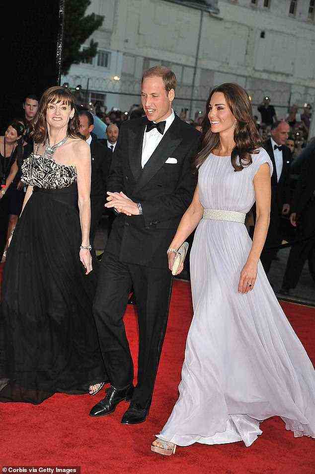 Der Herzog von Cambridge und die Herzogin von Cambridge kommen 2011 zur BAFTA Brits To Watch-Veranstaltung im Belasco Theatre