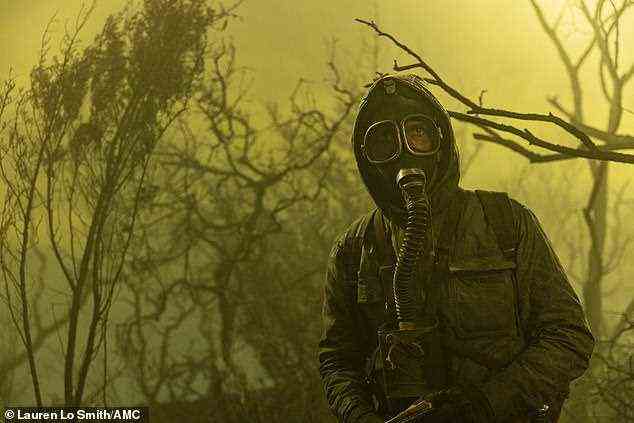 Masks on: They wore masks due to the radioactive fallout from the nuclear blast