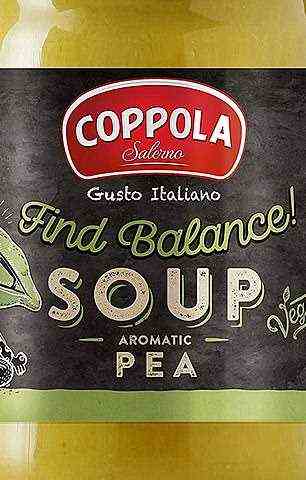 Coppola Finde Balance!  Suppe mit Erbsen, Lauch und Ingwer