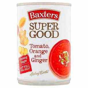 Baxters Super Good Tomate, Orange und Ingwer
