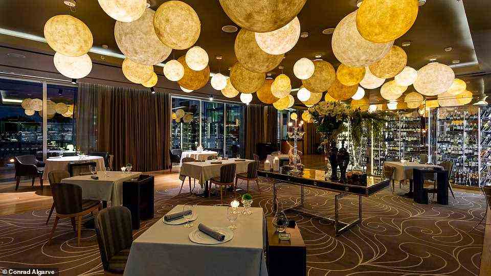 Michelin described the one-star Gusto restaurant, pictured above, as ‘particularly interesting’
