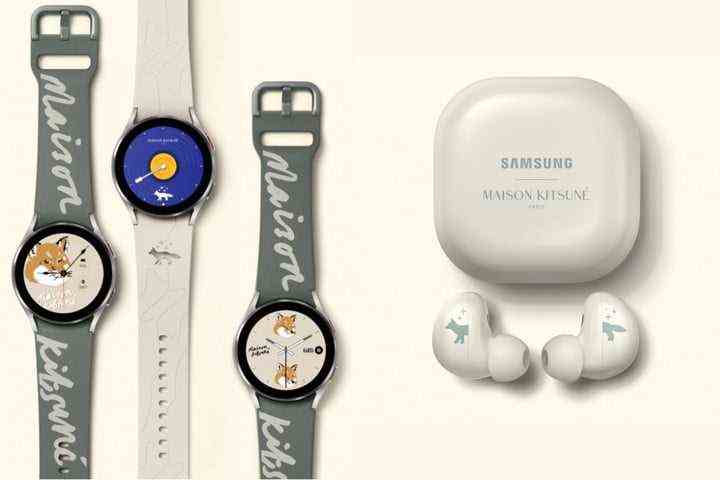 Galaxy Watch 4 und Galaxy Buds 2 Maison Kitsuné Edition