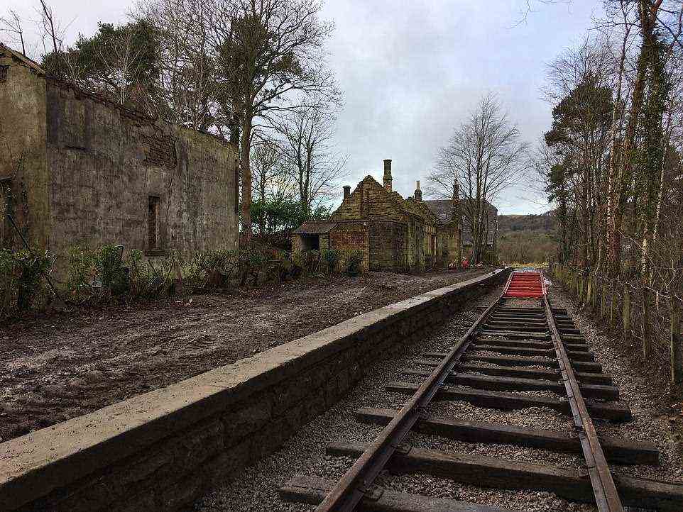 This picture shows Bassenthwaite Lake Station part-way through its transformation by Di and Simon