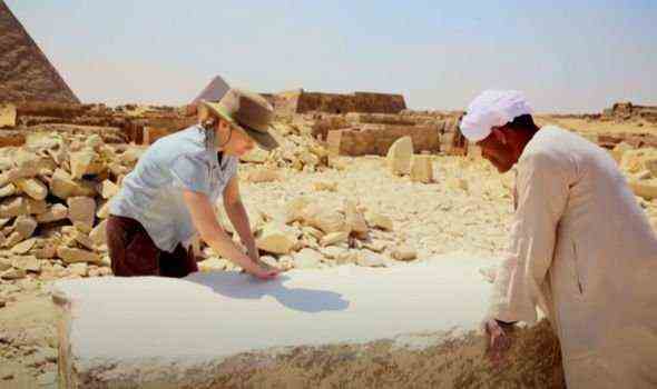 Antike Ingenieurskunst: Jeder Ziegelstein wäre geglättet worden, um seinen weißen Farbton zu enthüllen