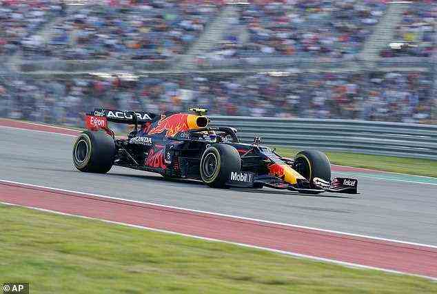 Verstappens Teamkollege Sergio Perez war Schnellster für Red Bull auf dem Circuit of the Americas