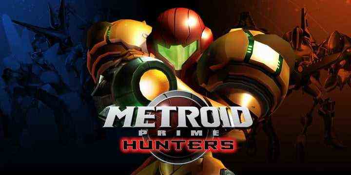 Samus auf dem Cover von Metroid Prime: Hunters.