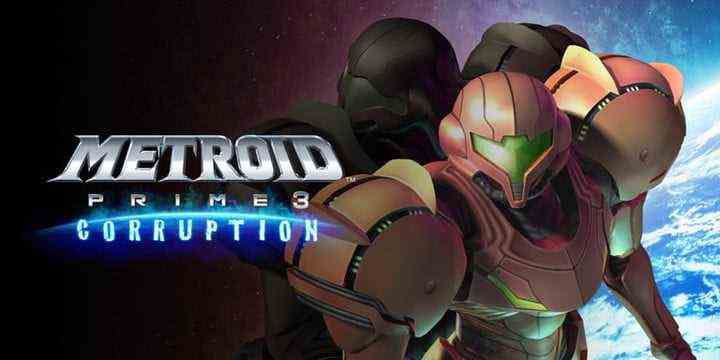 Samus posiert für das Cover von Metroid Prime 3: Corruption.