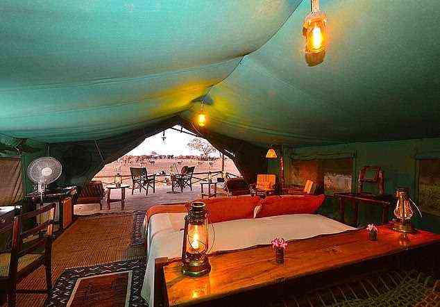 Safari-Suite: Zeltkomfort im Satao Camp.  Ein Aufenthalt dort kann über The Ultimate Travel Company gebucht werden