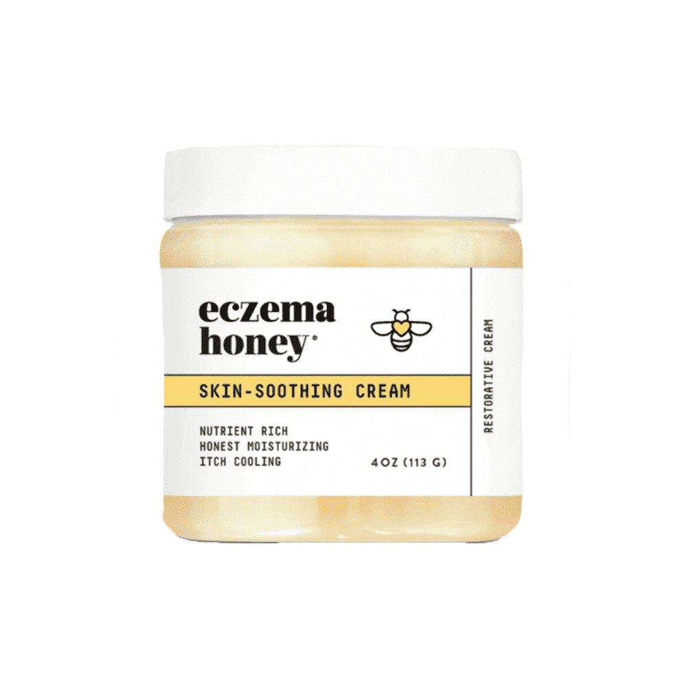 Ekzem Honig Original Hautberuhigende Creme auf weißem Hintergrund
