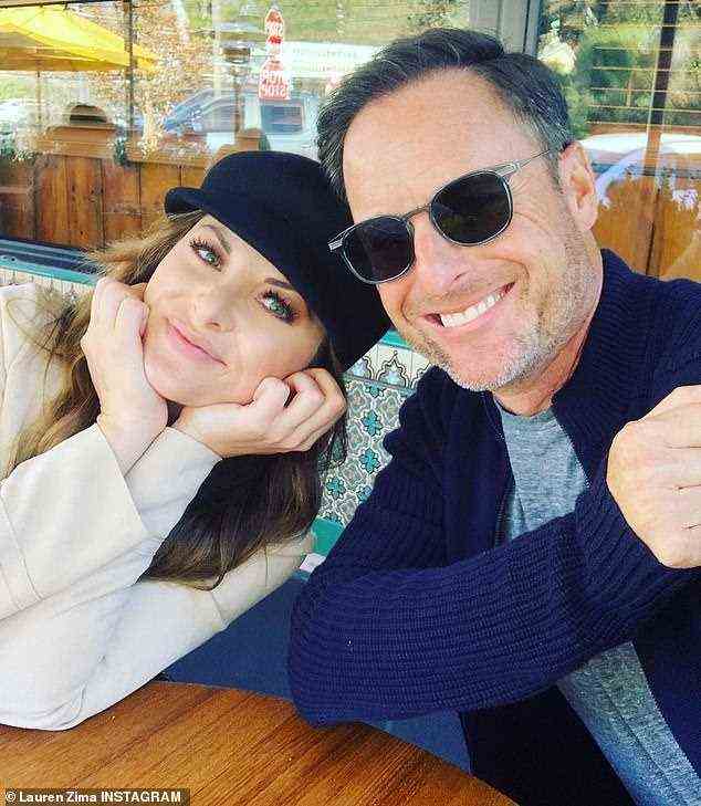 Es ist wahre Liebe: Chris und Lauren letztes Jahr in einem Restaurant auf einem Instagram-Foto gesehen