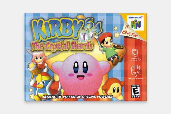 The box art for Kirby 64.