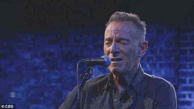 Klassiker: Springsteen performte während seines Besuchs in der CBS-Talkshow auch seinen Song The River
