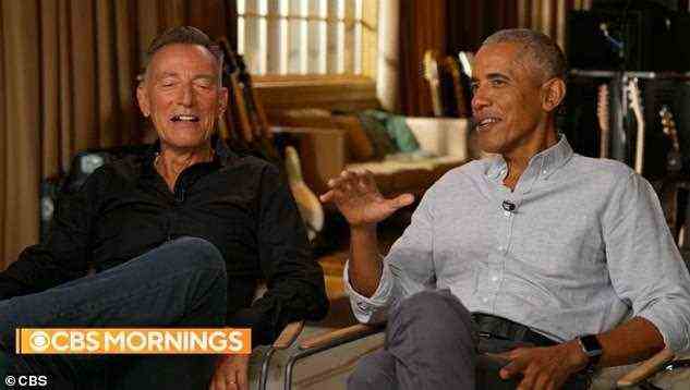 Springsteen und Obama haben sich jetzt zusammengetan, um einen Podcast und das in Kürze erscheinende Buch „Renegades: Born in the USA“ zu produzieren.
