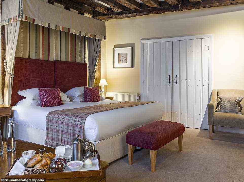 The Swan, which dates all the way back to the 1400s, boasts 45 charming bedrooms and suites