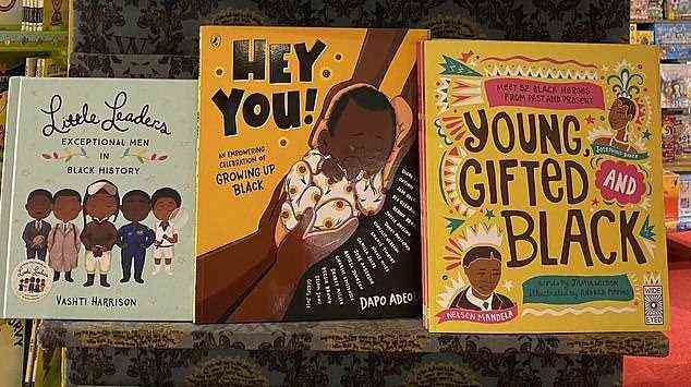 Little Leaders (left) relates true stories of black men throughout history while Hey You! (middle) explores the experiences black children face growing up with systemic racism. Young, Gifted and Black (right) celebrates 'icons of colour from the past and present'