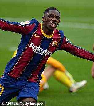 Ousmane Dembele hat mit Barcelona fünf große Trophäen gewonnen, hatte aber mit Verletzungen zu kämpfen