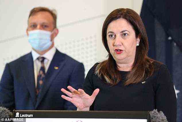 Die Premierministerin von Queensland, Annastacia Palaszczuk, muss Westaustralien und Victoria noch folgen, um Covid-Impfungen für große Teile der Belegschaft vorzuschreiben