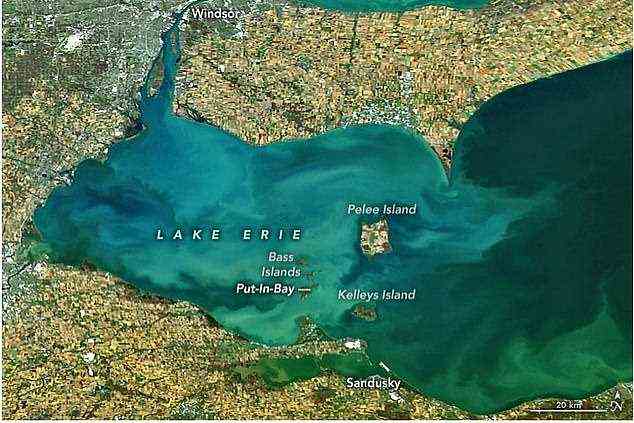 Der Eriesee ist der viertgrößte der fünf Großen Seen und erstreckt sich über die Grenzen der USA und Kanadas bis hin zur Halbinsel Ontario, Michigan, Ohio, Pennsylvania und New York
