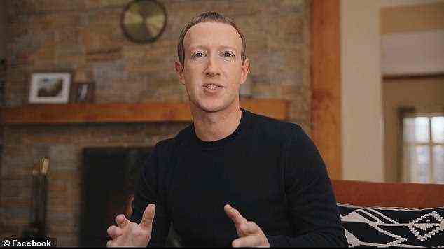 CEO Mark Zuckerberg sprach während der Live-Streaming-Keynote-Konferenz Connect 2021, die sich auf das Metaverse konzentrierte und den neuen Namen der Social-Media-Plattform enthüllte, sehr kurz über das Gerät