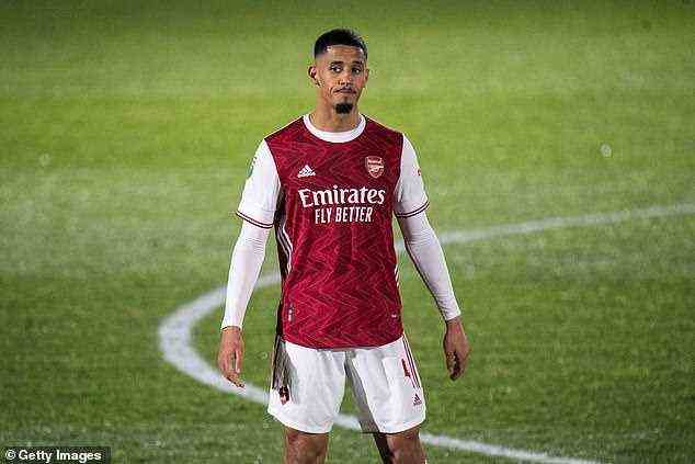 Saliba musste in der U23 von Arsenal warten, bevor er im Januar letzten Jahres nach Nizza wechselte