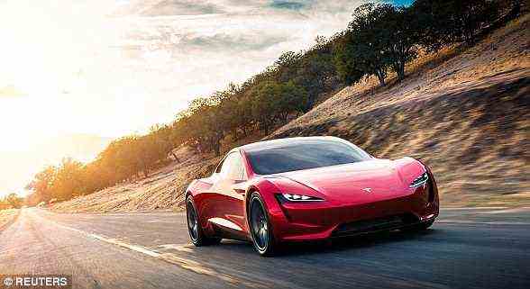 Der Markt für Elektro-Supersportwagen ist in den letzten Jahren stark gewachsen, wobei mehrere Unternehmen – viele davon kleine Start-ups – darum kämpfen, am schnellsten zu bauen.  Abgebildet ist Teslas Roadster der nächsten Generation, der 2020 auf den Markt kommen soll
