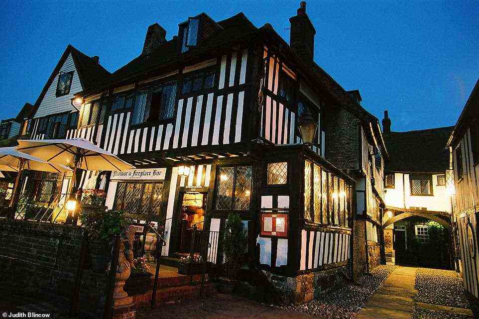 The 12th-century Mermaid Inn houses 'six ghosts', according to its owner, Judith Blincow