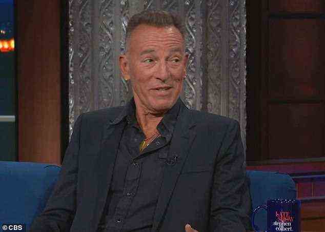 Erschütternde Landschaftsgestaltung: Bruce Springsteen beschrieb die politische Landschaft der USA am Montag während eines Auftritts in der Late Show mit Stephen Colbert als „erschütternd“.
