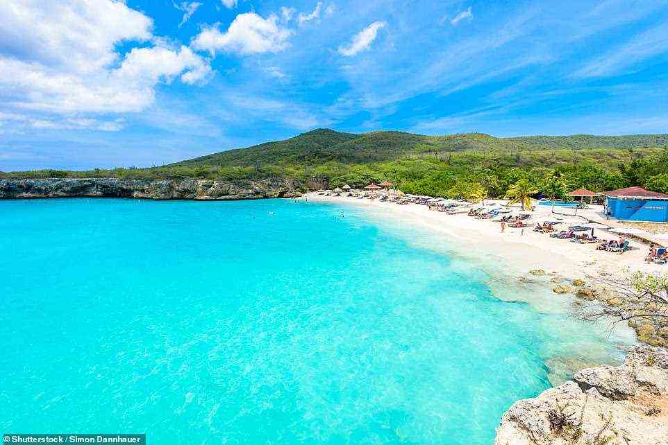 Tropischer Genuss: Curacaos Strand Grote Knipe.  Sadie warnt, dass Strände auf der Insel nicht immer ausgeschildert sind