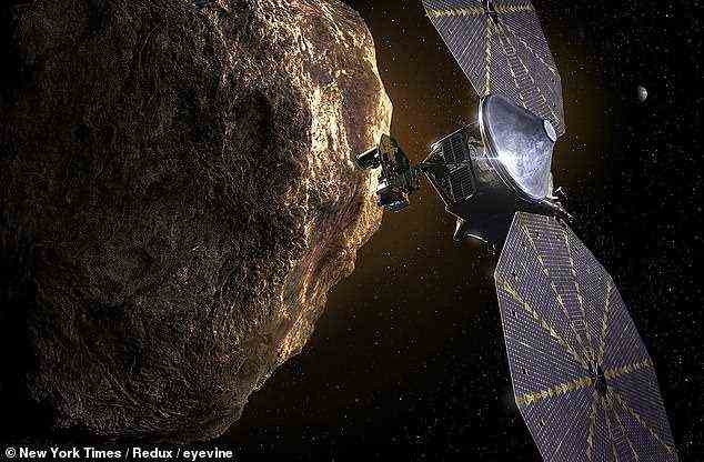 Die NASA sagte, eine der Solaranlagen ihrer Lucy-Raumsonde sei nicht „vollständig verriegelt“.
