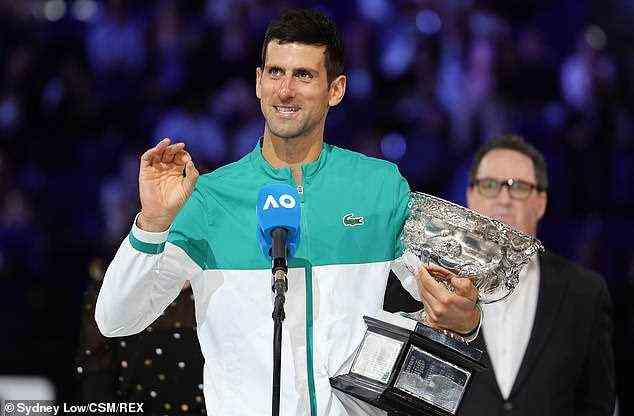 Internationale Tennisstars werden aufgefordert, sich von Victorias Sportminister impfen zu lassen, wenn sie bei den Australian Open spielen möchten (im Bild, Weltrangliste der Männer, Novak Djokovic)