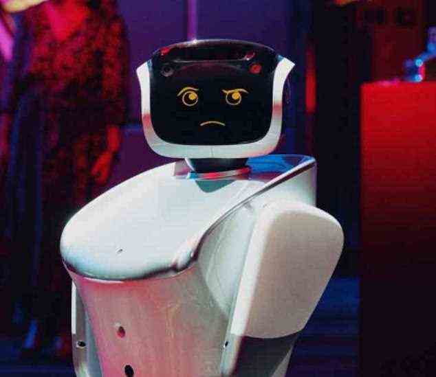 Gesicht der Zukunft?: Ein Roboter auf der Website der neuen digitalen Bank von Chase