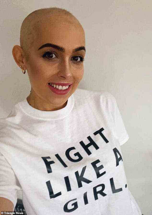 Charlotte Dudeney-Tucker, 27, from Hornchurch, east London, says she owes her life to the NHS, but has hit out at Covid restrictions that meant she had to go through difficult appointments and treatments on her own
