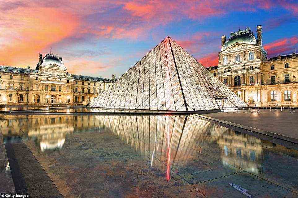 Visionary: The Louvre’s glass pyramid, a 'Parisian grand projet' designed by the architect I. M. Pei