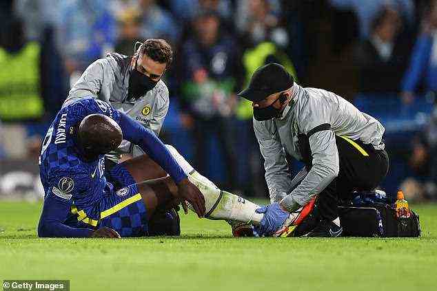 Chelsea muss verletzungsbedingt mindestens in den nächsten beiden Spielen auf Romelu Lukaku (links) verzichten