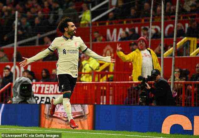 Mohamed Salah war hocherfreut über den 5:0-Sieg seines Teams gegen Manchester United