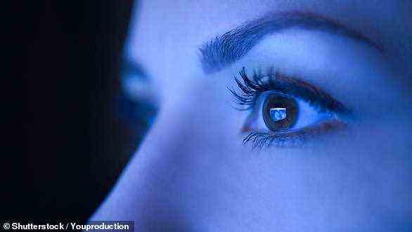 Blaues Licht kann das Einschlafen erschweren und die Gesundheit der Augen beeinträchtigen