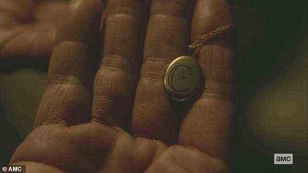 Promise kept: To put her spirit at rest, John put Cindy's locket on her body and told June that he kept his promise