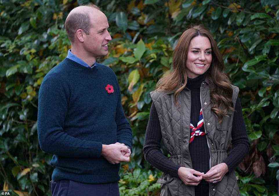 The Duke and Duchess of Cambridge arrived for a visit to celebrate the Scouts PromiseToThePlanet campaign in Glasgow this afternoon