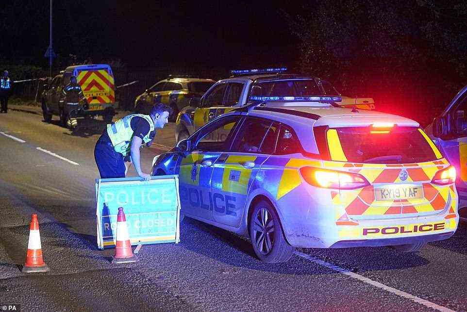 Police set up road blocks around the site of the crash. Transport Secretary Grant Shapps said investigations into the crash would be undertaken in order to help prevent similar 'serious' incidents in future
