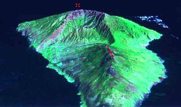 Insel: La Palma soll einen Riss in mindestens neun Meilen Kammlinie haben