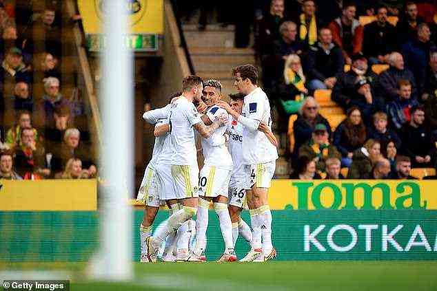 Leeds Sieg über Norwich war erst der zweite Saisonsieg, der andere gegen Watford