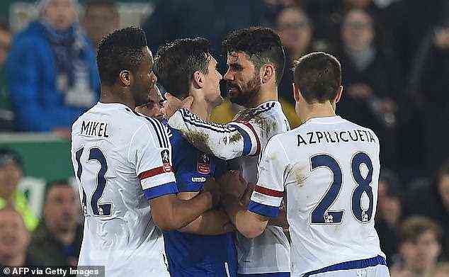 But Costa's discipline was always a concern at Chelsea, getting sent off at Everton in 2016