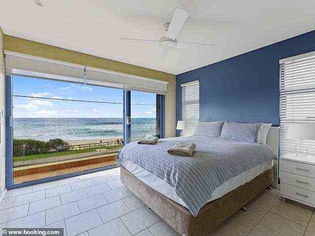 Booking.com bietet auch ein luxuriöses Wohnen im Mollymook an der Südküste von NSW für eifrige Urlauber
