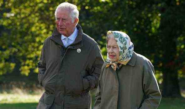 Königin und Prinz Charles