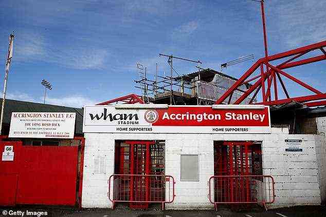 Accrington's ground is undergoing constant improvement, including new hospitality suites