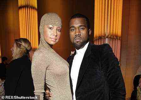 Erbitterte Trennung: Kanyes bekannteste Romanze vor Kimye war mit Model und Social-Media-Star Amber Rose (Bild 2010)