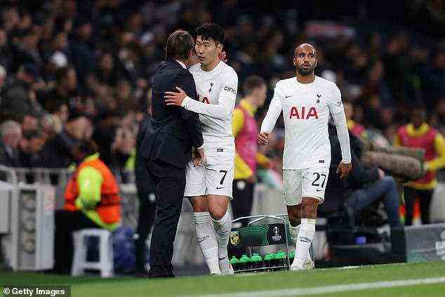 Contes Amtszeit in Tottenham begann am Donnerstagabend mit einem 3:2-Sieg gegen Vitesse Arnheim