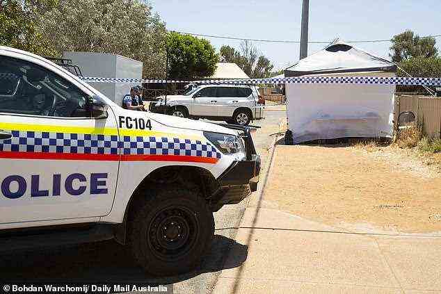 Police forensic teams are continuing to scour the Tonkin Crescent address where Cleo was found