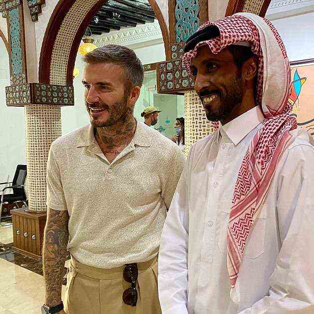 Es wird angenommen, dass David Beckham einen Deal über 150 Millionen Pfund als Botschafter für Katar vereinbart hat