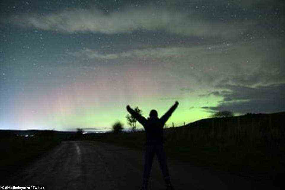 There were multiple colours visible for residents of Eden Valley in Cumbria. Skywatchers have been sharing images of the colourful light displays from across the UK, from faint glows over Bedfordshire, to glimmering dancing light shows in the north of Scotland